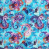 100% Viscose Johnny | Little Johnny | Paisley - Vibrant Floral | 140cm Wide