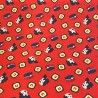 SALE 100% Cotton Fabric Springs Creative Mickey Mouse Minecraft Heads