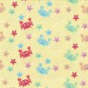 SALE 100% Cotton Fabric Fabric Freedom Under The Sea Crabs and Starfish