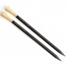 Lantern Moon 25cm Single Pointed Knitting Needles (3mm to 12mm) – Ebony Wood