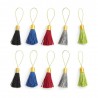 Lantern Moon Tassel Stitch Markers - Set of 10 Colourful Markers