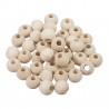 Trimits Premium Wooden Beads 10mm with 4mm Hole – 400 or 40 Pack