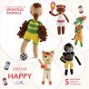 Sale Sirdar Happy Cotton Pattern Book 18 Sporting Animals Mascots Amigurumi BK557