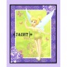 (REMNANT) 100% Cotton Fabric Springs Creative Disney Tinkerbell Fairy Peter Pan Panel Approx 92cm x 108cm