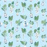 100% Cotton Fabric The Craft Cotton Co Botanical Garden Tropic Vase 112cm Wide