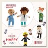 Sirdar Happy Cotton Pattern Book 17 All Frontline Heroes Amigurumi BK599