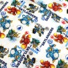 SALE 100% Cotton Patchwork Fabric Bring The Skylanders To Life White Eruptor
