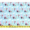 SALE 100% Cotton Fabric by Fabric Freedom Vegetable Patch Rabbits Carrots
