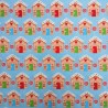 SALE 100% Cotton Fabric Patchwork Fabric Freedom Christmas Gingerbread Houses
