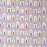 SALE 100% Cotton Fabric Patchwork Multicoloured Houses