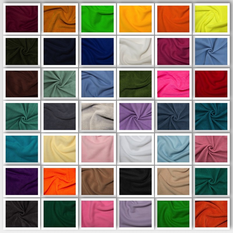 Polar Fleece Anti Pil Fabric Plain Blanket Soft, Durable Versatile