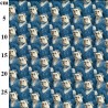 Rose & Hubble Victorian Bulldog 100% Cotton Poplin Fabric 112 cm