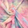 Plush Fur Fleece Fabric Pastel Rainbow 150cm Wide – Soft Faux Fur Fleece