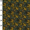 Rose & Hubble Morris Style Marigold Floral 100% Cotton Poplin Fabric