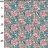 Rose & Hubble Morris Style Floral Acanthus Poplin Cotton Fabric