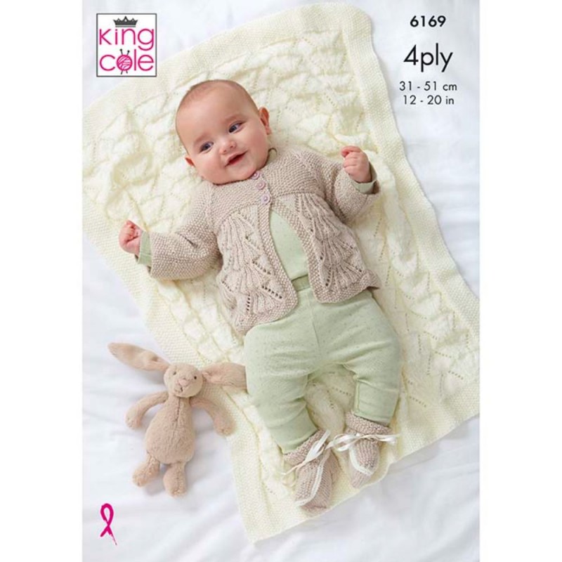 king cole cherished 4ply kintting pattern 6169