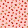 100% Cotton Digital Fabric Timeless Treasures Tossed Strawberries 112cm Wide