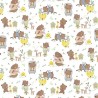 100% Cotton Digital Fabric Timeless Treasures Bears & Bees Scenic 112cm Wide