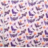100% Cotton Digital 3D Fabric Little Johnny Bats Pumpkins 150cm Wide