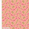 100% Cotton Fabric Make + Believe The Crafty Pie Cherry Pop Peach 112cm Wide