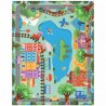 100% Cotton Fabric | Nutex | Peak Hour - Road Map Panel | Approx. 90cm x 112cm