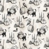 100% Cotton Digital Fabric Timeless Treasures Tricks & Treats Toile Halloween Fabric 112cm Wide