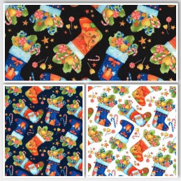 Polycotton Fabric Christmas...