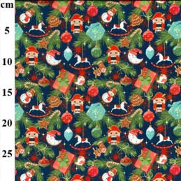 Polycotton Fabric Christmas...