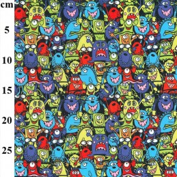 Polycotton Fabric Cartoon...
