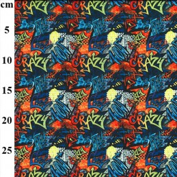 Polycotton Fabric Graffiti...