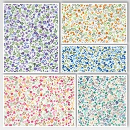 Polycotton Fabric Floral...