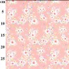 Polycotton Fabric Floral Print Theresa Mews – 110cm Wide – Lightweight Craft Fabric