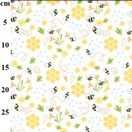 Polycotton Fabric Bee &...