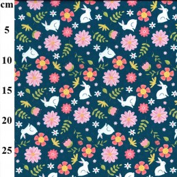 Polycotton Fabric Rabbits &...