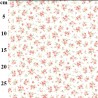 Polycotton Fabric Floral Print Lendal Terrace – 110cm Wide – Lightweight Craft Fabric