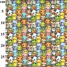 Polycotton Fabric Kawaii...