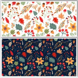 Polycotton Fabric Floral...