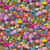 100% Cotton Digital Fabric Timeless Treasures Multi Floral Desert Cactus 112cm Wide