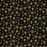 100% Cotton Digital Fabric Timeless Treasures Christmas Snowflakes Metallic Fabric 112cm Wide