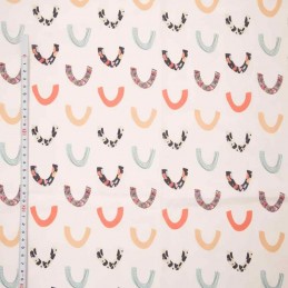 Polycotton Fabric Rainbows...