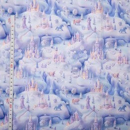 Polycotton Fabric 3D Winter...