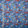 Polycotton Fabric Playtime Digital Print – 112cm Wide – Lightweight Craft Fabric