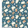 100% Cotton Fabric The Craft Cotton Co Austen's Library Literary Solace 112cm Wide