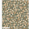 100% Organic Cotton Fabric V&A William Morris Kelmscott Garden Clover Mural 112cm Wide