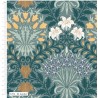 100% Organic Cotton Fabric V&A William Morris Kelmscott Garden Garden 112cm Wide