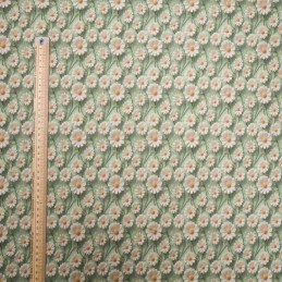 Polycotton Fabric Floral 3D...