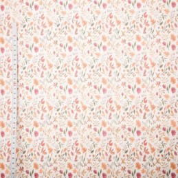 Polycotton Fabric Floral...