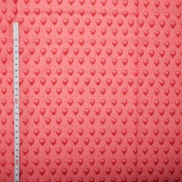 Polycotton Fabric Cerise...