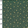 100% Cotton Fabric John Louden Christmas Xmas Festive Metallic Trees & Snowflakes 112cm Wide
