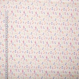 Polycotton Fabric Musical...
